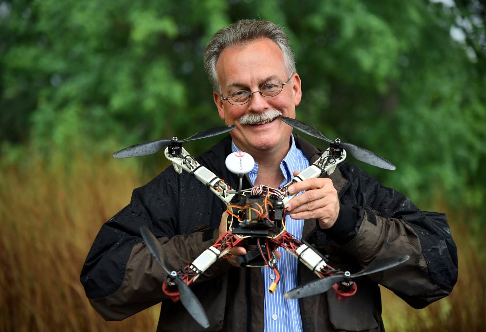 A lawsuit by John Taylor, seen with one of his drones, upended a national registration system that was supposed to balance public safety and the rights of the growing legions of amateur drone pilots.
Washington Post/