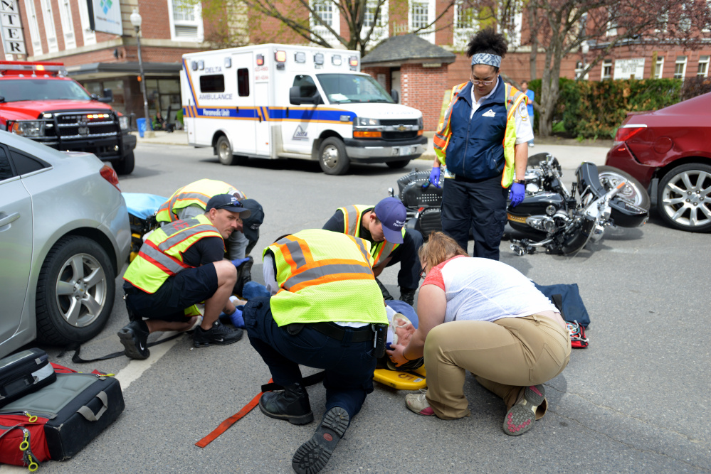 Motorcyclist hurt in Waterville crash Kennebec Journal and Morning Sentinel