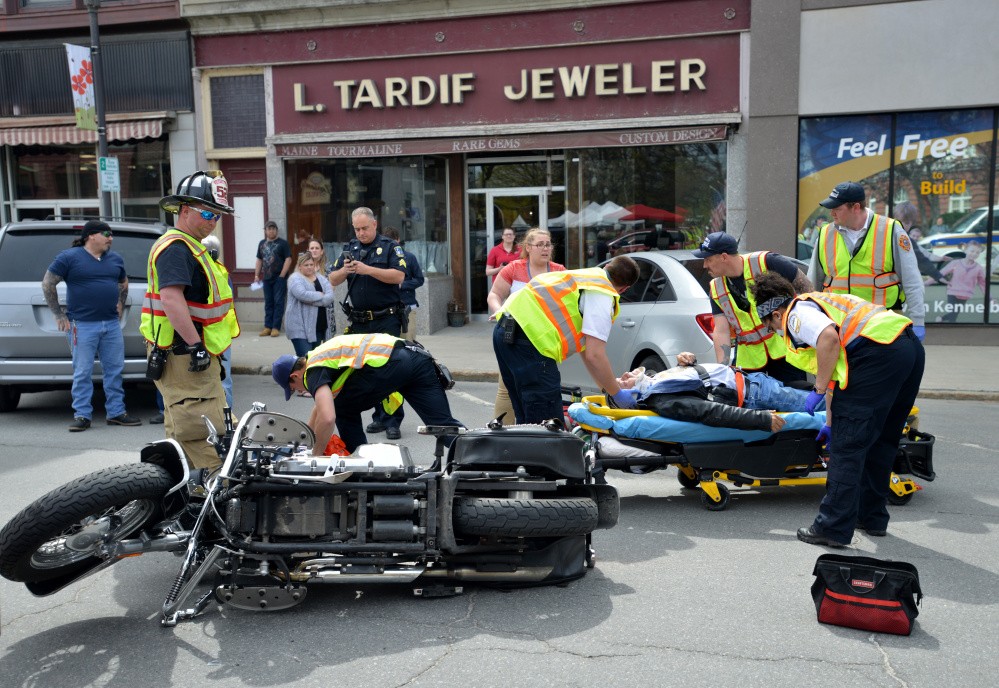 Motorcyclist hurt in Waterville crash Kennebec Journal and Morning Sentinel