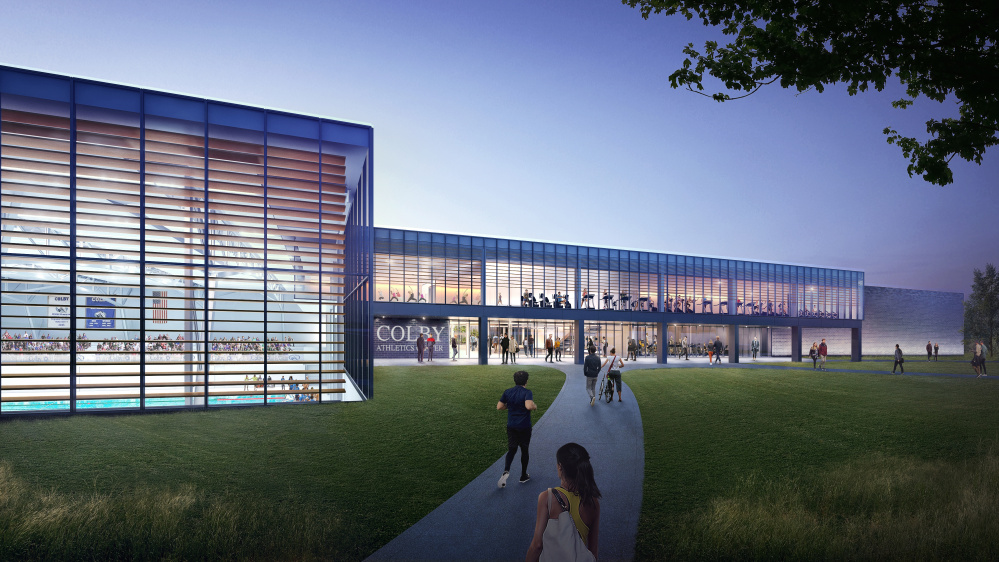 Colby College's new athletic complex is planned to be a state-of-the-art facility.