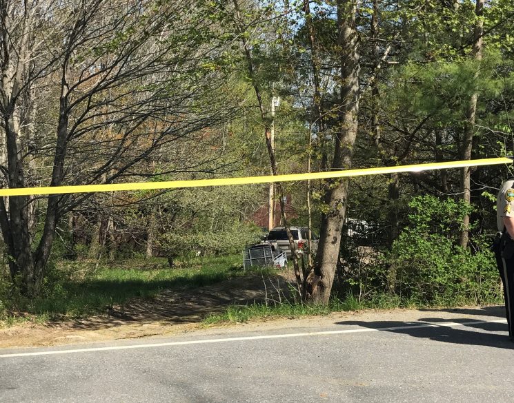 Police responded to Sturtevant Hill Road in Readfield Wednesday for a report that a woman shot her husband.