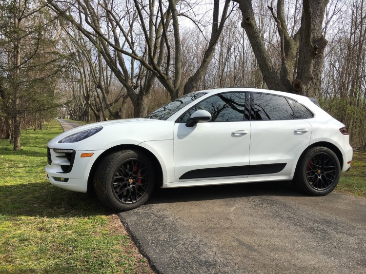 The 2017 Porsche Macan GTS, in Carrera white metallic paint, accounted for 20 percent of Macan sales in 2016.