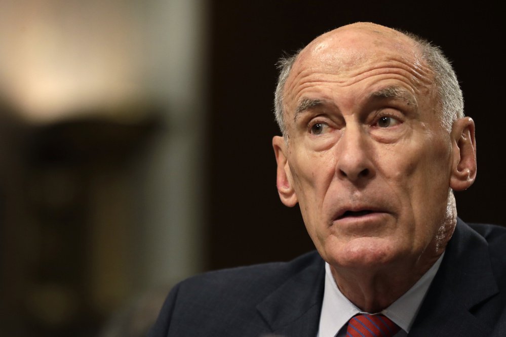 Director of National Intelligence Dan Coats testifies May 23 before the Senate Armed Services Committee in a hearing on worldwide threats. Associates say Coats told them that President Trump asked if he could intervene in the FBI investigation of former national security adviser Michael Flynn.