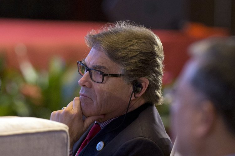 U.S. Energy Secretary Rick Perry delivered a starkly different message from other world energy leaders in Beijing this week when he spoke of deep cuts to climate change research in President Trump's proposed budget.