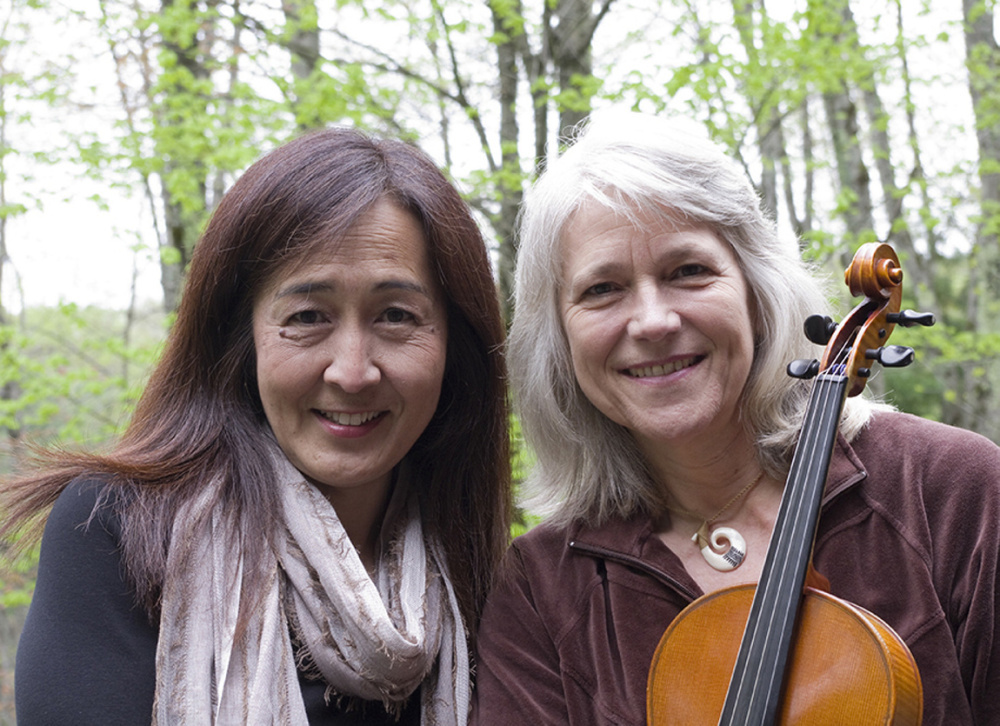 Yuri Funahashi, left, and Laurie Kennedy