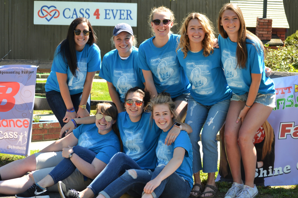 Cassidy Charette's former Central Maine United Premier Soccer teammates honored their friend by participating in "Putt 4 Cass" May 20 at Gifford's in Waterville. In front, from left, are Gabi Martin, Paige Smith and Emily Grandahl. In back, from left are Fotini Shanos, Sabrina Carey, Lindsey Perkins, Sammy Grandahl and Janna Elwell.