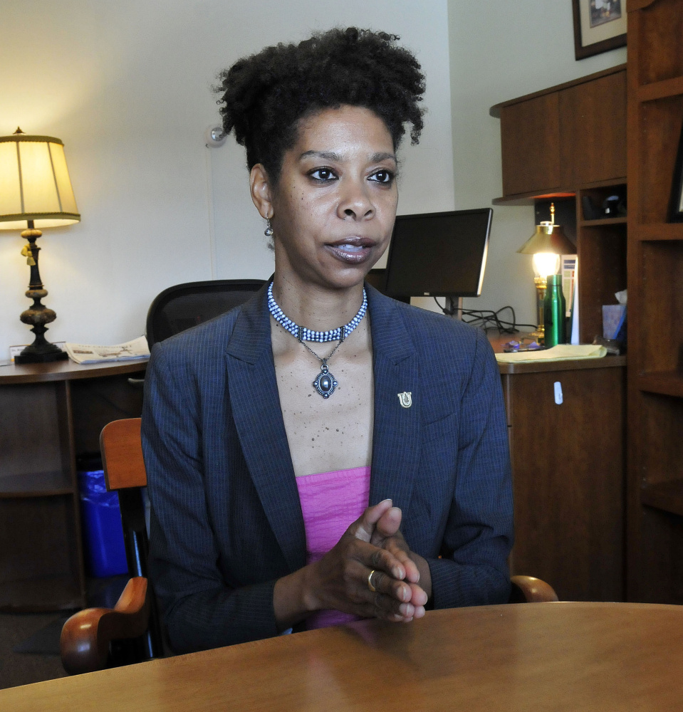 Rana Johnson, the new chief deputy officer at Unity College, shown June 8.