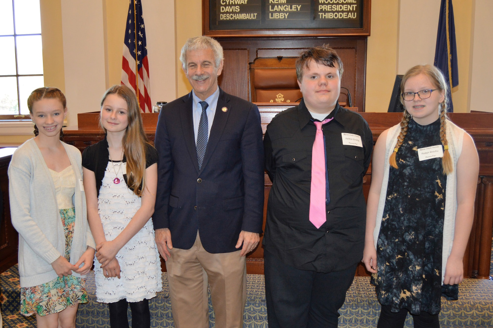 Vassalboro students visit state house