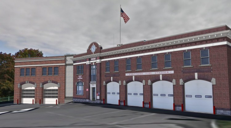 An addition to the Hartford Fire Station in Augusta would help modernize the station in the city's downtown.