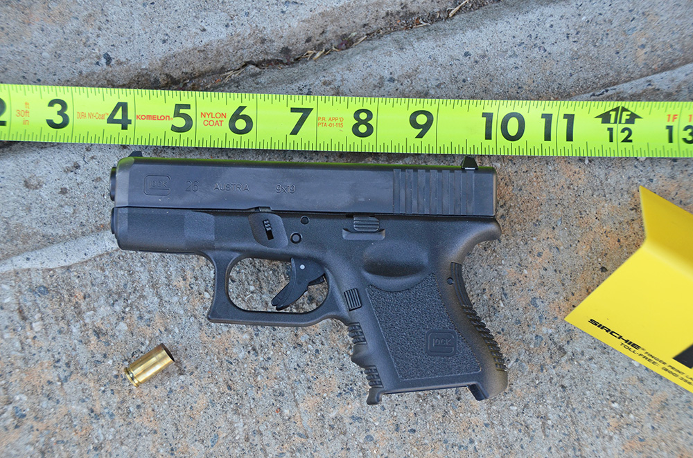 FILE - This Sunday, March 29, 2015, file photo provided by the Jefferson Police Department shows a gun involved in the accidental shooting of a 3-year-old in Jefferson, Ga. Shootings kill or injure at least 19 U.S. children each day, with boys, teenagers and blacks most at risk, according to a government study that paints a bleak portrait of persistent violence. The analysis of 2002-14 U.S. data that involves children and teens through age 17 was published Monday, June 19, 2017, in the journal Pediatrics. (Jefferson Police Department via AP, File)