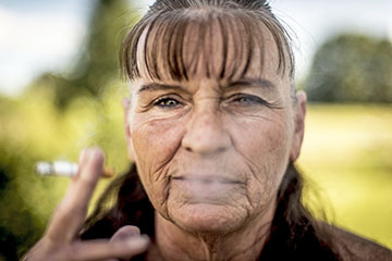 Victoria Cassell, 57, has attended a seven-week program to try to stop smoking every year for four years. 
