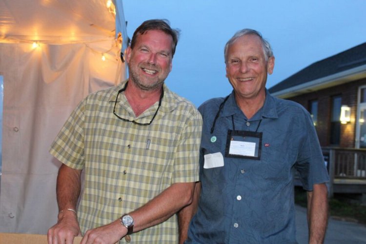 Sebastian Belle, executive director of Maine Aquaculture Association, and Robert Morse, founder of North American Kelp.