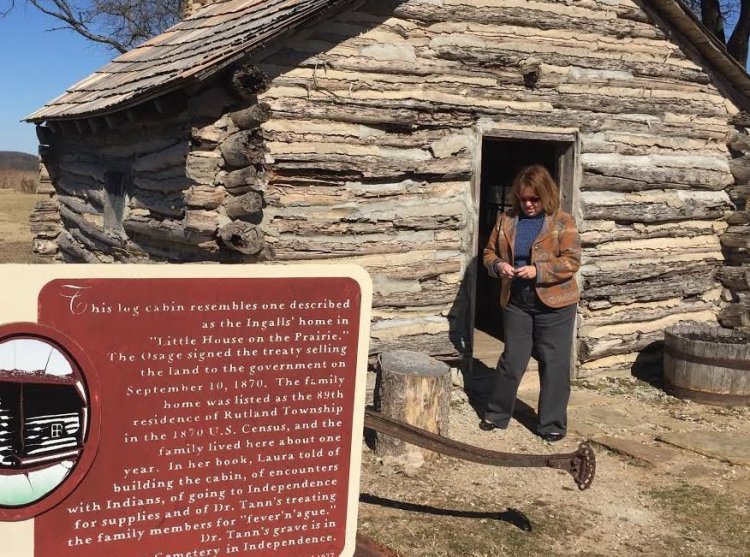The cabin at the "Little House on the Prairie" site is a re-creation built in 1977 during the peak popularity of the TV show based on the books by Laura Ingalls Wilder.
