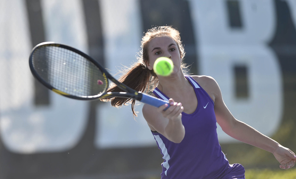 Waterville's Samantha Saulter is the Morning Sentinel Girls Tennis Player of the Year.