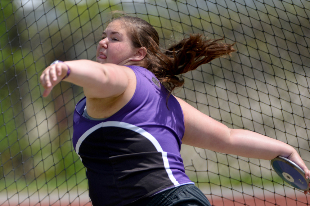 Waterville's Sarah Cox is the Morning Sentinel Girls Track and Field Athlete of the Year.