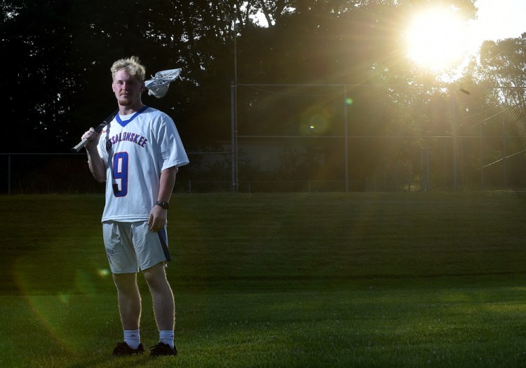 Messalonskee's Austin Pelletier is the 2017 Morning Sentinel Boys Lacrosse Player of the Year.