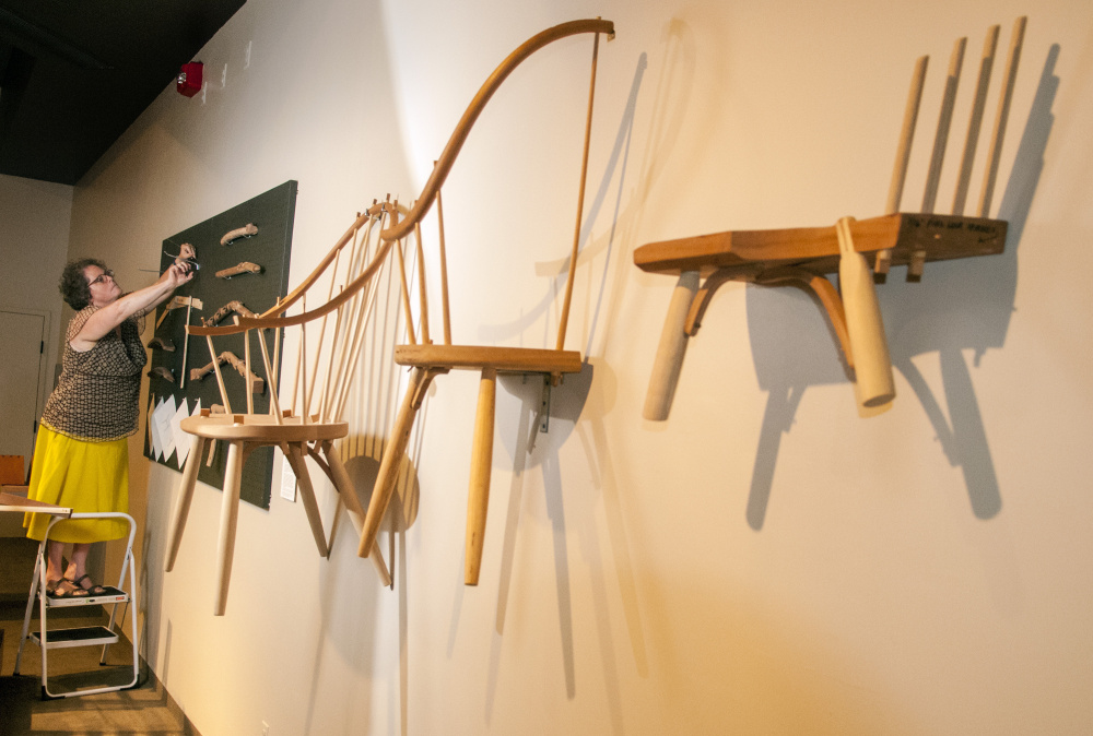 Maine furniture maker’s craft on display in Augusta