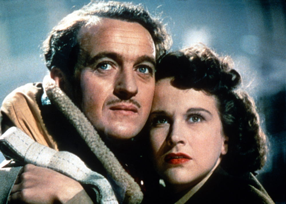 David Niven and Kim Hunter in "A Matter of Life and Death."