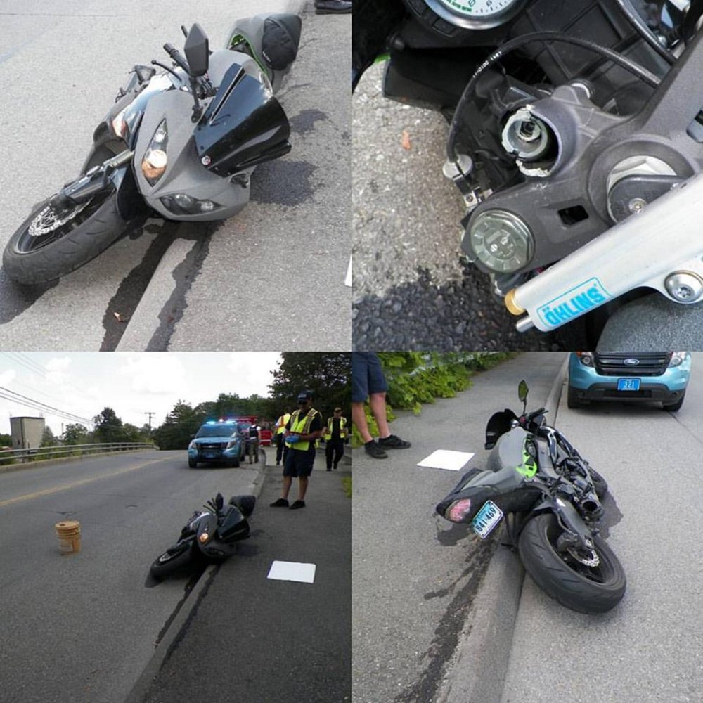 Maine State Police are asking for help in identifying a motorcyclist who crashed after a high-speed chase Sunday on North Street in Waterville.