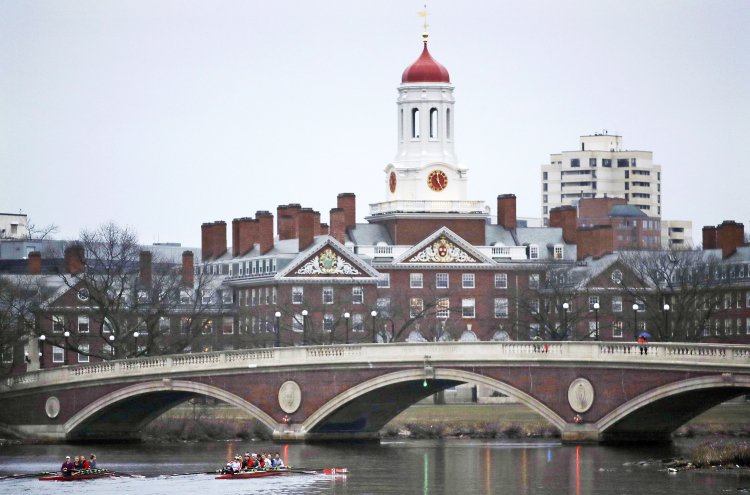 The Harvard College campus in Cambridge, Mass. Edward Blum, who lives part time in South Thomaston, argues that Harvard unfairly turns away qualified Asian-American students.