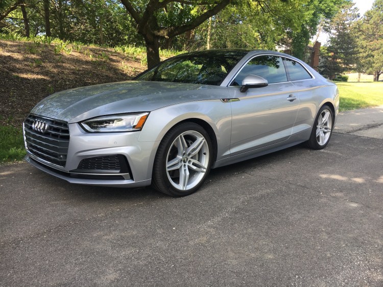 Redesigned for 2018, the second-generation Audi A5 Coupe uses a 2-liter turbocharged 4-cylinder engine mated to a 7-speed transmission to make 252-horsepower and 273 pound-feet of torque.