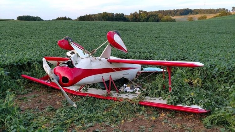 Two Maine men were in this experimental plane that crashed near Loudonville, Ohio.
