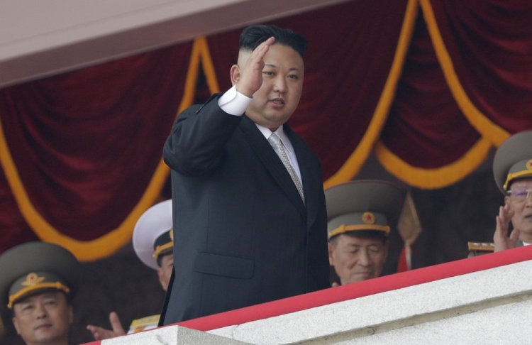 North Korean leader Kim Jong Un waves during a military parade in Pyongyang, North Korea, in April. Kim has repeatedly proclaimed his intention to field a fleet of nuclear-tipped ICBMs as a guarantor of his regime's survival.
