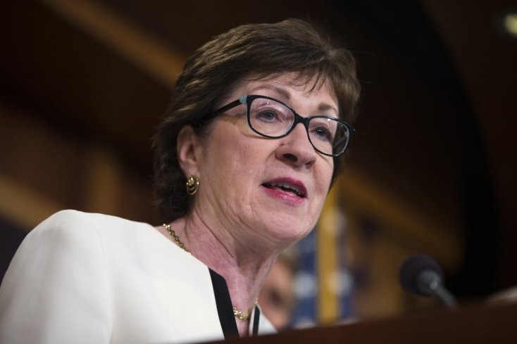 U.S. Sen. Susan Collins, R-Maine, told MSNBC on Tuesday that she wasn't sure Donald Trump would be the Republican Party nominee in 2020.