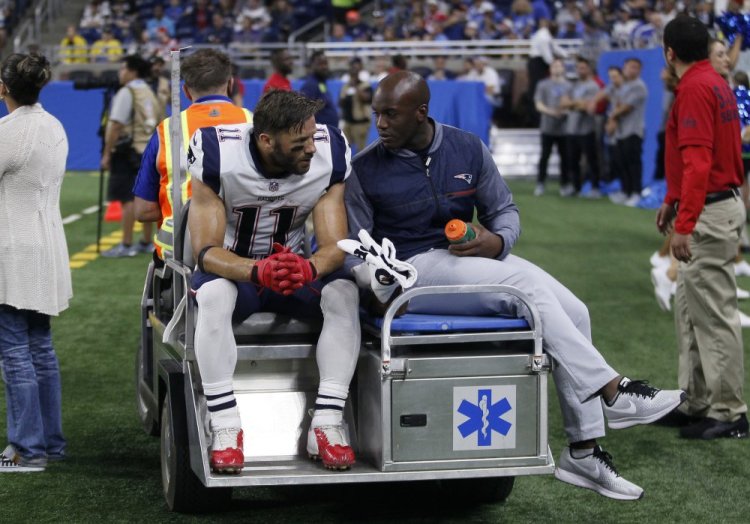 New England Patriots wide receiver Julian Edelman will reportedly miss the entire season after tearing the ACL in his right knee on Friday night.