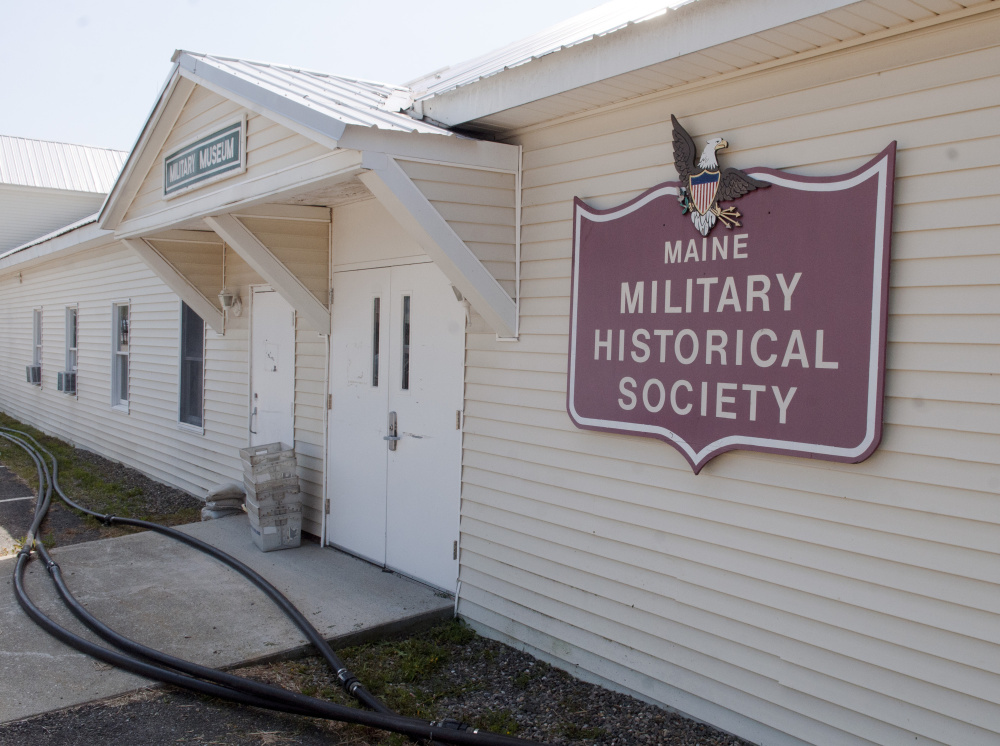 The outside of the Maine Military Historical Society's museum at Camp Keyes in Augusta.