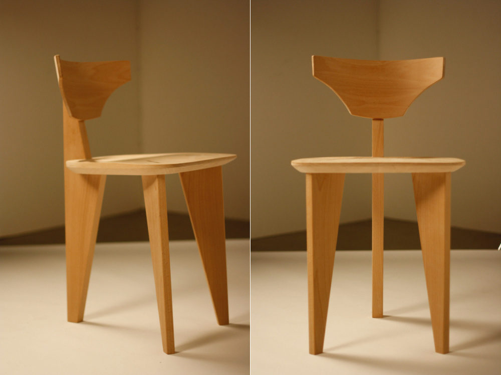 Wood work by Vaishu Ilankambam, who is a recent attendee of the Center for Furniture Craftsmanship in Rockland.