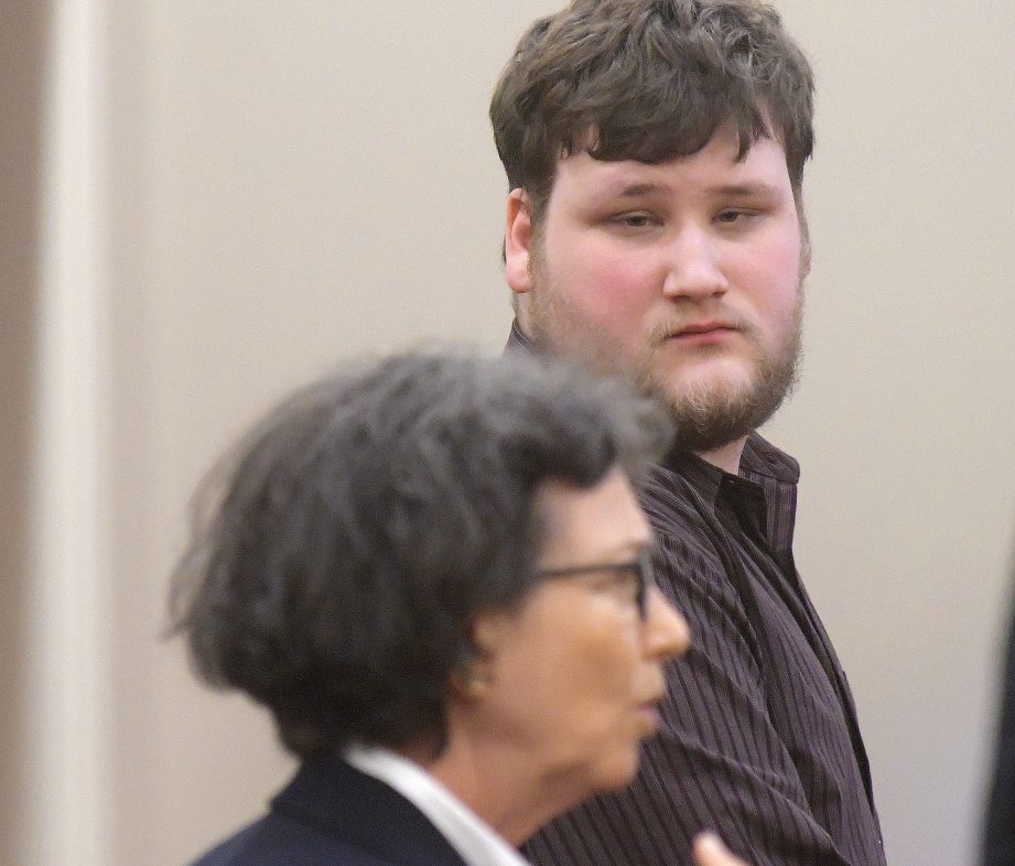 Travis Gerrier, 23, of Belgrade, entered a conditional plea of guilty Monday to charges that he sexually assaulted an 11-year-old in June 2015. He is represented by attorney Sherry Tash.