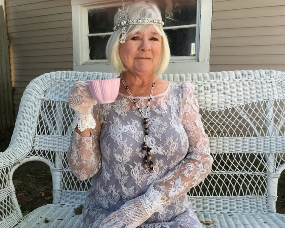 Story artist Rosalind Benton is all dressed up and ready for a "high tea" and her presentation scheduled for 3 p.m. Sunday, Sept 10, at the Old Jefferson Town House. Attendees can learn about the history of tea and the beautiful 1869-built building.