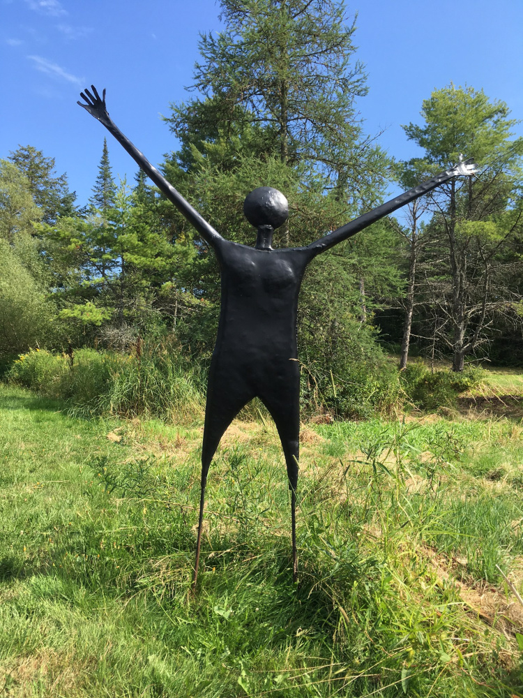 "Dancing Girl," a sculpture by Wiscasset's Bryan Buck, will be on display in Garden Art in the Courtyard, hosted by In the Clover, during the Wiscasset Art Walk scheduled for 5-8 p.m. Thursday, Aug. 31.