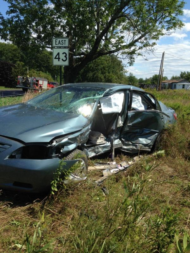 One person was killed when a Ford Fusion collided with this Toyota Camry at the intersection of Square Road and Route 43 in St. Albans Wednesday morning.