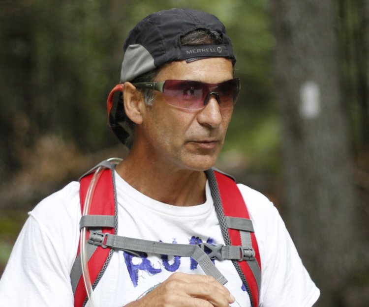 Barry Dana averaged 32 miles per day as he hiked the Appalachian Trail from Mount Washington to the base of Mount Katahdin.