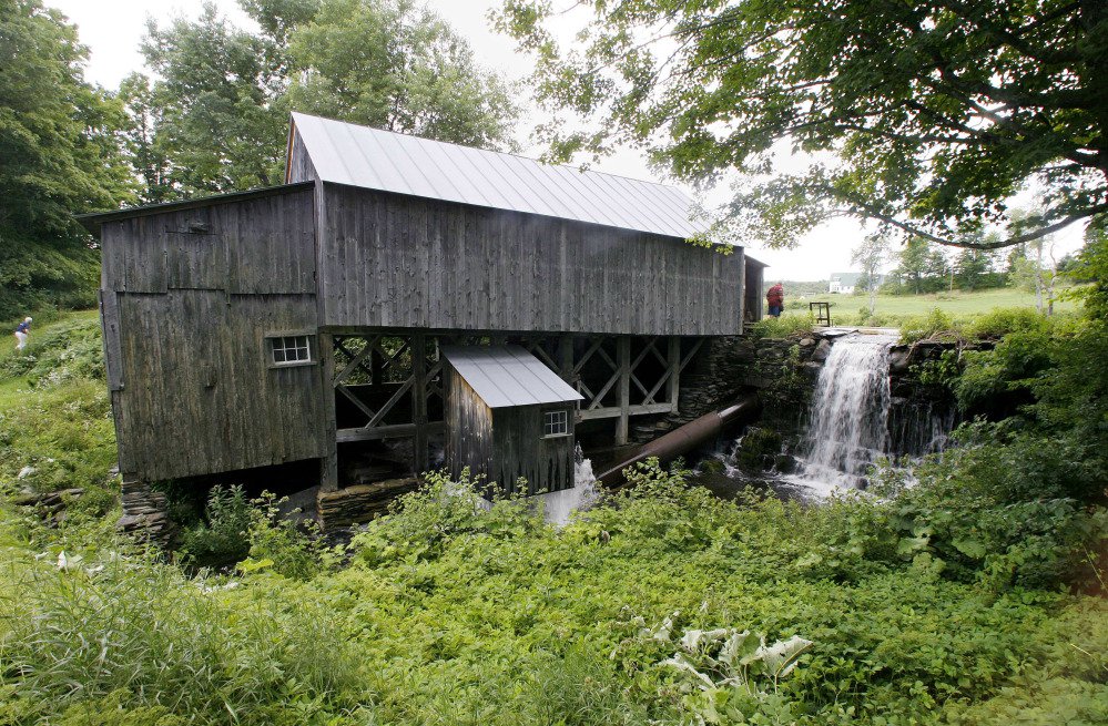 A Vermont group is working to repair the early 19th-century sawmill that continues to use water to spin its cutting blade.