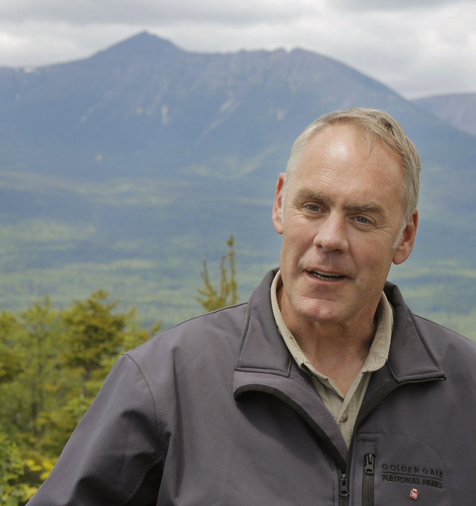 Interior Secretary Ryan Zinke tours Maine's Katahdin Woods and Waters in June as part of his review of 27 national monuments.
