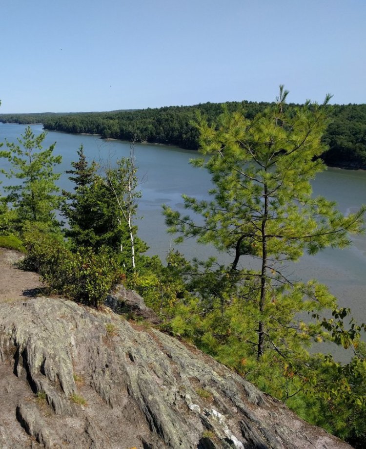 The Cliff Trail in Harpswell is one of many maintained by the Harpswell Heritage Land Trust, which conserves about 1,600 acres.