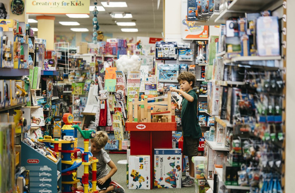 The sprawling store operated by Barston Child's Play in a Chevy Chase, Maryland, neighborhood is a maze of displays and play spaces where the knowledgeable staff plays with the kids and makes it a fun place to hang out.