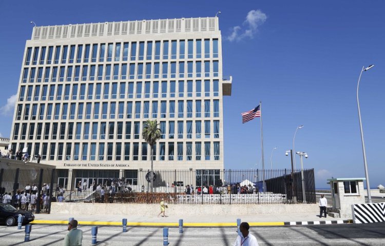 The U.S. embassy in Havana photographed in 2015.
