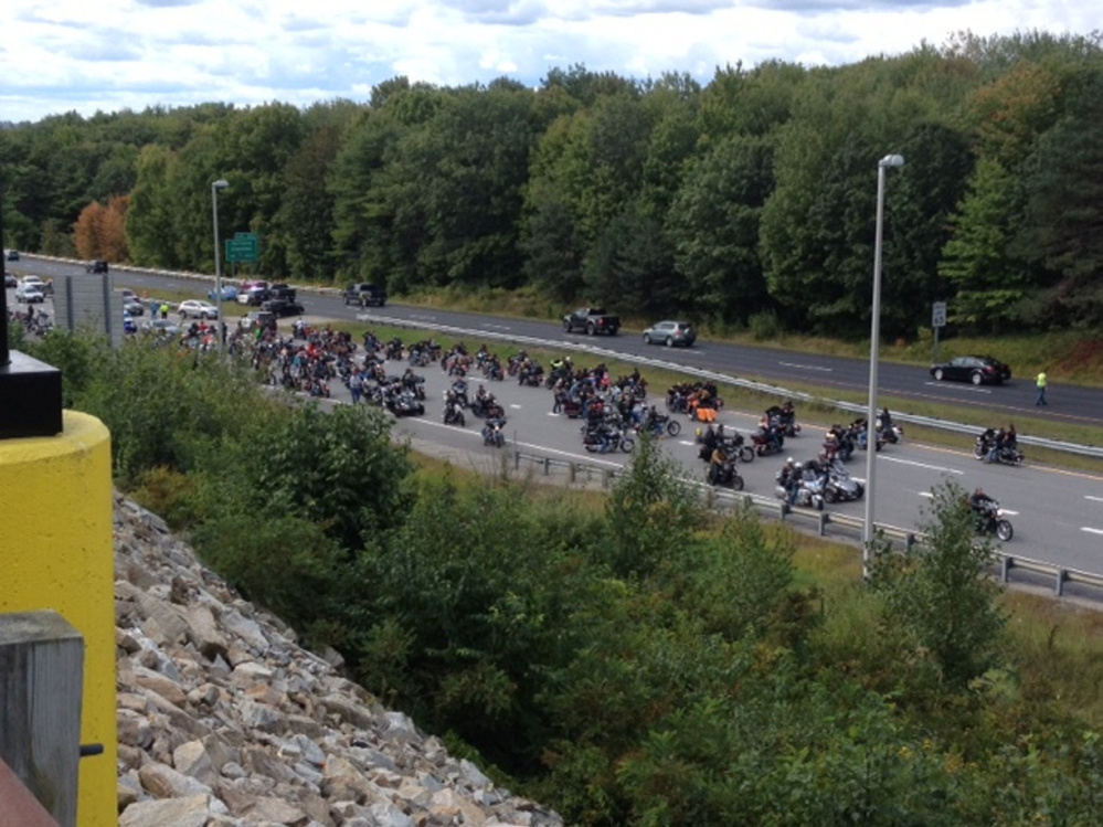 Two motorcyclists were killed Sunday during the United Bikers of Maine toy run when an accident occurred on I-95 northbound in Augusta.
