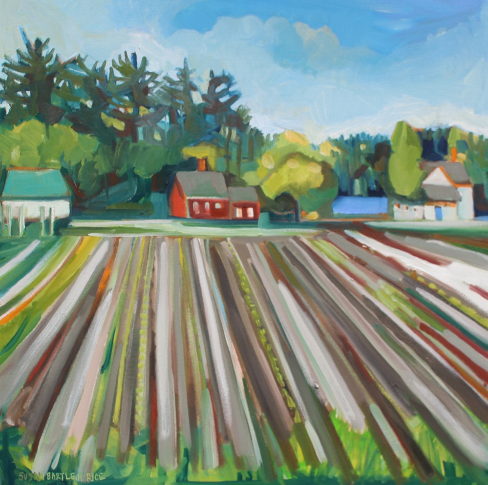 Contributed photo 
 "Tarbox Start," by Susan Bartlett Rice, oil on canvas.