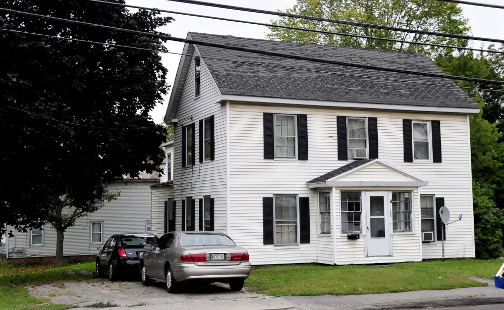 These two properties at the intersection of Oak and Main streets in Waterville are being considered as the site of a KV Federal Credit Union branch.