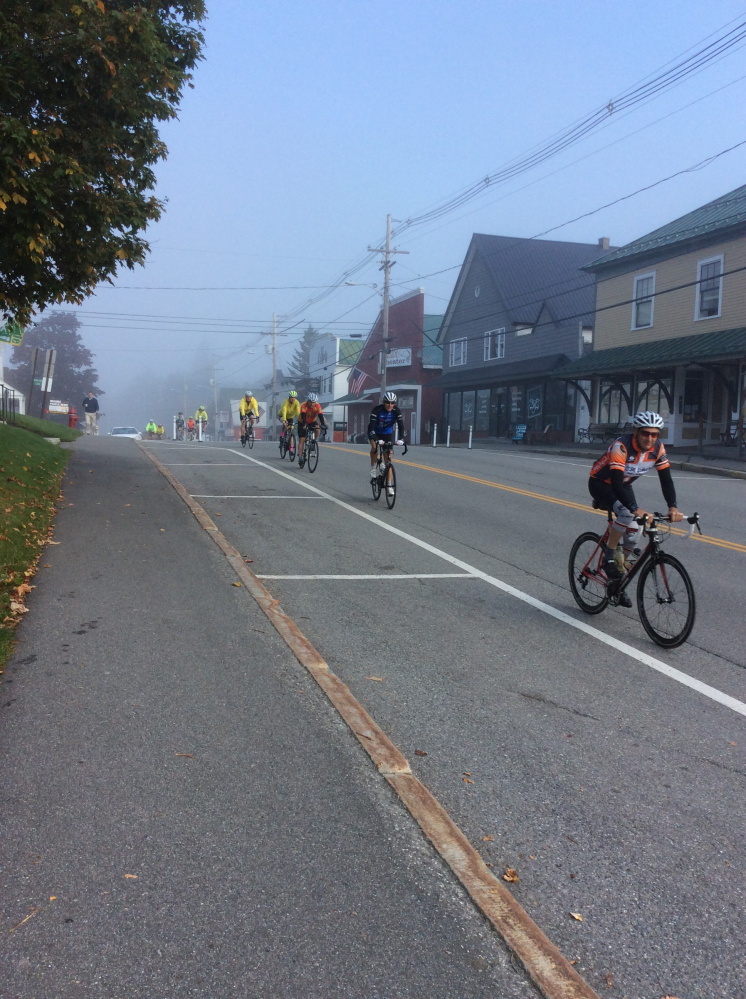 Bicyclists in the 2017 MaineBike event, offered by the Bicycle Coalition of Maine, spent Sept. 12-14 in the Town of Rangeley.