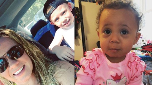 Liza Parker is shown in a photo with her son, Mason Worcester. A separate photo shows her daughter, Tiaona Robinson. 