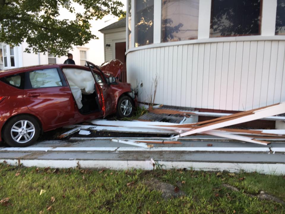 Car crashes into Westbrook church