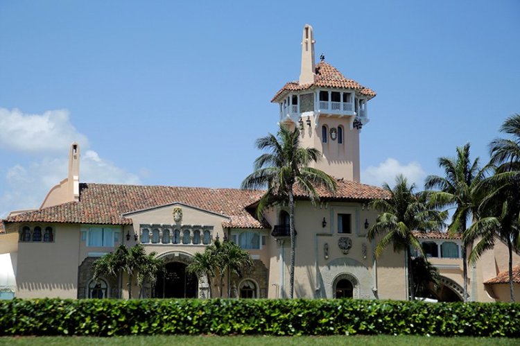 President Trump's Mar-a-Lago estate in Palm Beach, Florida. 
