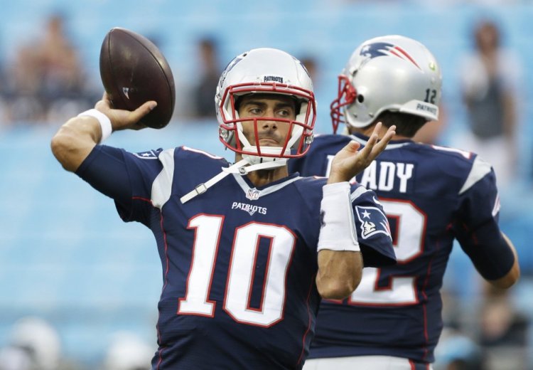 A report indicates Patriots quarterback Jimmy Garoppolo will be traded to San Francisco.