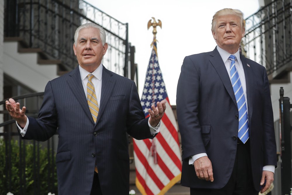 Secretary of State Rex Tillerson Tillerson insisted Sunday that President Trump has not undermined him even as he again refused to deny calling the president a "moron."